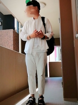 「YAECA」｜「アイテム（アクセサリー）」を使った、karsさん（メンズ・172cm）の春コーディネート