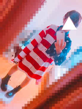 「星条旗」｜「アイテム（その他）」を使った、Ri!chuさん（レディース・156cm）の秋コーディネート