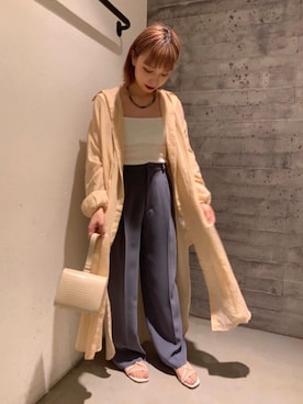 小森（komori）さん（レディース・160cm）の夏コーディネート