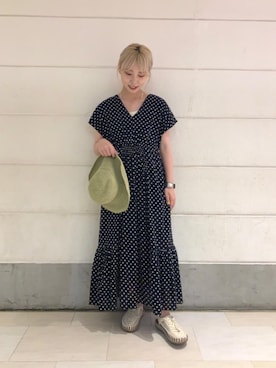 「KEEN（キーン）のアイテム（シューズ）」を使った、小森（komori）さん（レディース・160cm）の夏コーディネート