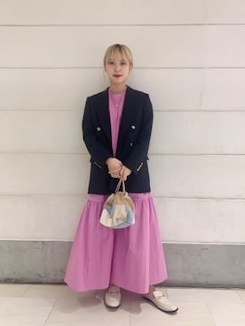 「RECOMMEND  ITEM STYLING」｜「アイテム（ジャケット/アウター）」を使った、小森（komori）さん（レディース・160cm）の冬コーディネート