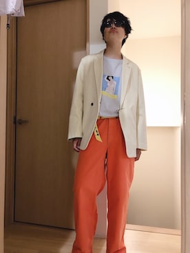 「saby（サバイ）のアイテム（ジャケット/アウター）」を使った、takumix0102さん（メンズ・175cm）の春コーディネート