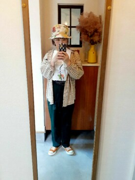 「CONVERSE（コンバース）の＜CONVERSE（コンバース）＞∴ALL STAR 100 LOW オールスターコーデュロイ スニーカー ◆（スニーカー）」を使った、よっちゃん。さん（レディース・162cm）の秋コーディネート