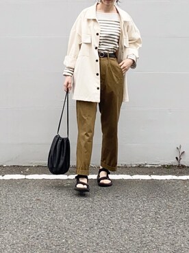 「ボーター」｜maki-＊さん（レディース・159cm）の春コーディネート