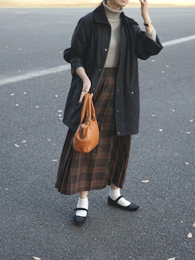 「UNIQLO（ユニクロ）のアイテム（その他アウター）」を使った、maki-＊さん（レディース・159cm）の冬コーディネート