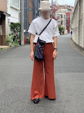 「マルジェラ」｜「アイテム（その他）」を使った、KOUSEIさん（メンズ・176cm）の夏コーディネート