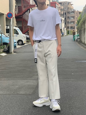 「マルジェラ」｜「アイテム（その他）」を使った、KOUSEIさん（メンズ・176cm）の夏コーディネート