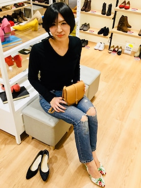 「ボタニカル柄」｜ORientalTRaffic 京阪モール店さん（レディース・156cm）の冬コーディネート