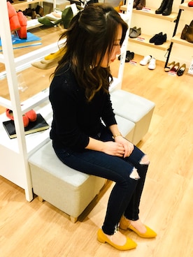 「チャンキーヒール」｜ORientalTRaffic 京阪モール店さん（レディース・156cm）の冬コーディネート