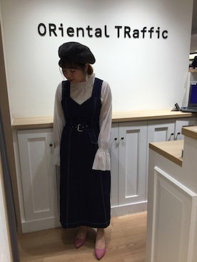 「ポインテッドトゥパンプス」｜ORientalTRaffic 京阪モール店さん（レディース・156cm）の春コーディネート