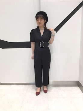「オリエンタルトラフィック」｜「アイテム（ハンチング/ベレー帽）」を使った、ORientalTRaffic 京阪モール店さん（レディース・156cm）の秋コーディネート