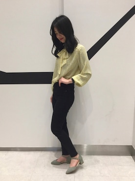 「Bershka（ベルシュカ）のアイテム」を使った、ORientalTRaffic 京阪モール店さん（レディース・158cm）の春コーディネート