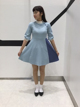 「VINTAGE（ヴィンテージ）のアイテム（ワンピース/ドレス）」を使った、ORientalTRaffic 京阪モール店さん（レディース・156cm）の春コーディネート