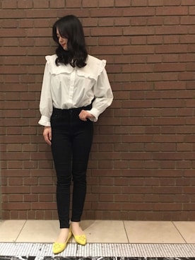 「paravion（パラビオン）のアイテム」を使った、ORientalTRaffic 京阪モール店さん（レディース・156cm）の春コーディネート