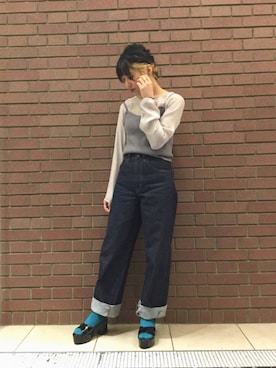 「ビスチェ×デニム」｜ORientalTRaffic 京阪モール店さん（レディース・156cm）の春コーディネート