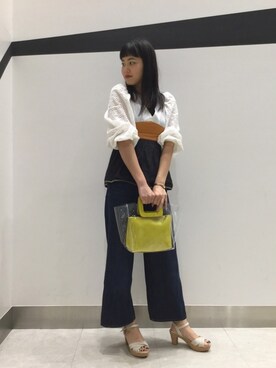 「コルクヒール」｜ORientalTRaffic 京阪モール店さん（レディース・156cm）の春コーディネート
