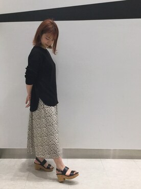 「コルクヒール」｜ORientalTRaffic 京阪モール店さん（レディース・156cm）の春コーディネート