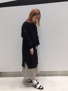 「ベルトサンダル」｜「アイテム（ワンピース/ドレス）」を使った、ORientalTRaffic 京阪モール店さん（レディース・156cm）の春コーディネート