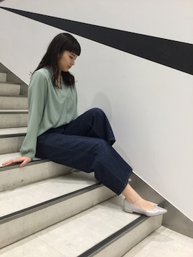 「KBF+（ケービーエフプラス）のアイテム」を使った、ORientalTRaffic 京阪モール店さん（レディース・156cm）の春コーディネート