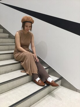 「秋のカフェオレコーデ」｜ORientalTRaffic 京阪モール店さん（レディース・156cm）の秋コーディネート