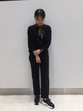 「MOUSSY（マウジー）のアイテム（財布/小物）」を使った、ORientalTRaffic 京阪モール店さん（レディース・156cm）の秋コーディネート