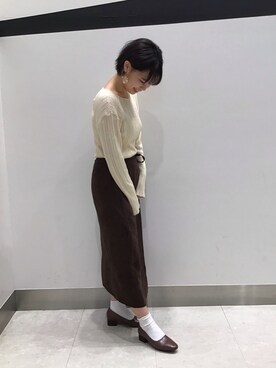 「パンプス×靴下」｜ORientalTRaffic 京阪モール店さん（レディース・156cm）の秋コーディネート