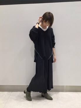 「オリエンタルトラフィック」｜「アイテム（ブーティ）」を使った、ORientalTRaffic 京阪モール店さん（レディース・156cm）の秋コーディネート