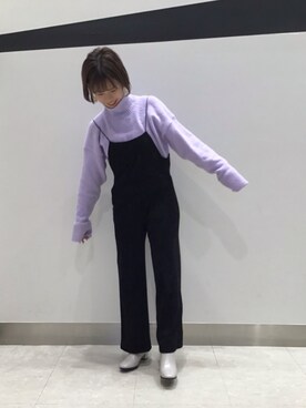 「ORiental TRaffic(ORiental TRaffic)」｜「アイテム（オールインワン・サロペット）」を使った、ORientalTRaffic 京阪モール店さん（レディース・156cm）の秋コーディネート