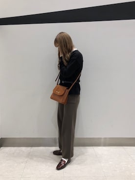 「WA ORiental TRaffic（ダブルエーオリエンタルトラフィック）の★ビットスクエアローファー★2114（ローファー）」を使った、ORientalTRaffic 京阪モール店さん（レディース・156cm）の春コーディネート