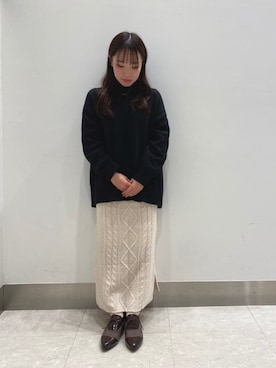「CONSCIOUS DAY（コンシャスデイ）のアイテム」を使った、ORientalTRaffic 京阪モール店さん（レディース・156cm）の冬コーディネート