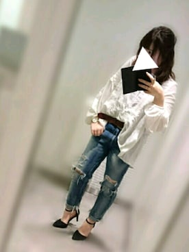「index（インデックス）のアイテム（その他アウター）」を使った、minaoさん（レディース・152cm）の冬コーディネート