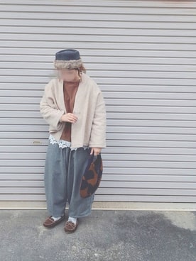 ぴーたさん（レディース・155cm）の冬コーディネート