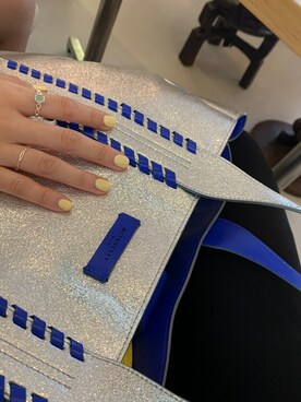 「blue」｜「アイテム（トートバッグ）」を使った、nana936さん（レディース・153cm）の夏コーディネート
