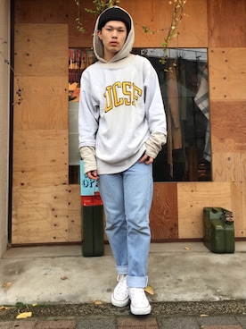 「fridgesetagaya」｜タクロウさん（メンズ・166cm）の冬コーディネート