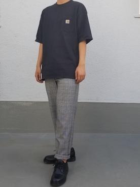 「SEVENDAYS=SUNDAY（セブンデイズサンデイ）のアイテム（ブーツ）」を使った、seseragiさん（メンズ・173cm）の春コーディネート