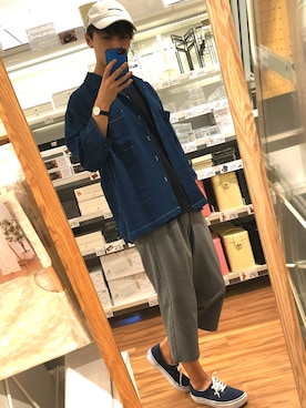 「ガウチョパンツ」｜Yuukiさん（メンズ・169cm・10代）の夏コーディネート