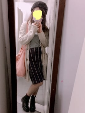 「E hyphen world gallery MANIA（イーハイフンワールドギャラリーマニア）のアイテム（ジャケット/アウター）」を使った、おりりさん（レディース・157cm）の秋コーディネート