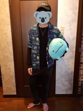 「162cm」｜「アイテム（帽子）」を使った、理久さん（メンズ・162cm）の春コーディネート