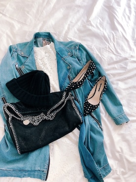 「5PREVIEW（ファイブプレビュー）のアイテム」を使った、m.さん（レディース・157cm）の春コーディネート