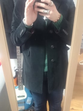 「ラッドミュージシャン」｜「アイテム（アナログ腕時計）」を使った、マフィンさん（メンズ・170cm）の冬コーディネート
