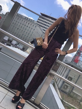 「ENVYM（アンビー）のアイテム（バッグ）」を使った、ENVYM_RANAさん（レディース・164cm）の夏コーディネート