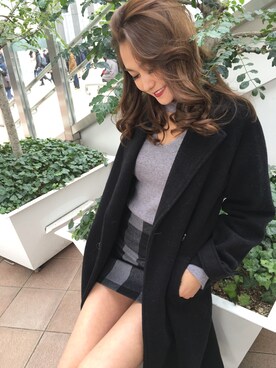 「ENVYM（アンビー）のアイテム（トップス）」を使った、ENVYM_RANAさん（レディース・164cm）の冬コーディネート