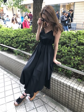 「梅田」｜ENVYM_RANAさん（レディース・164cm）の春コーディネート