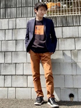 H M エイチ アンド エム のテーラードジャケットを使ったメンズ人気ファッションコーディネート Wear