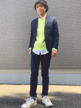 ネイビー イエロー のメンズ人気ファッションコーディネート Wear