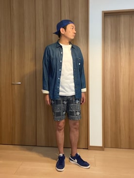 「ELEMENT（エレメント）のアイテム（パンツ）」を使った、k@keさん（メンズ・176cm）の夏コーディネート