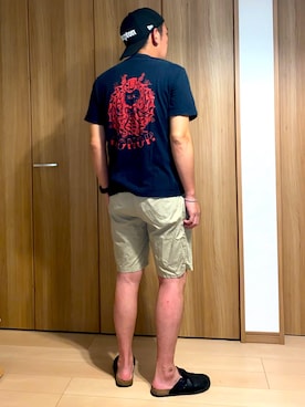 「Eddie Bauer（エディーバウアー）のアイテム（パンツ）」を使った、k@keさん（メンズ・176cm）の夏コーディネート