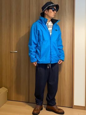 「秋のマイ旬スタイル」｜「アイテム（マウンテンパーカー）」を使った、k@keさん（メンズ・176cm）の秋コーディネート