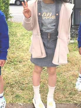 「海外子供服」｜「アイテム（スリッポン）」を使った、rstwinsさん（キッズ・110cm）の春コーディネート
