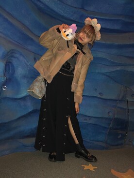 「FIG&VIPER（フィグアンドバイパー）のアイテム（バッグ）」を使った、ミナミさん（レディース・163cm）の冬コーディネート